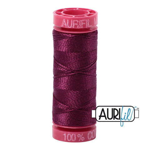 AURIFIL CHRISTMAS Holiday Color Builder Plum Green 12 Weight Wt 50m 54y Spool Hand Quilt Cotton Quilting Thread Set of 3 2870 4650 4030