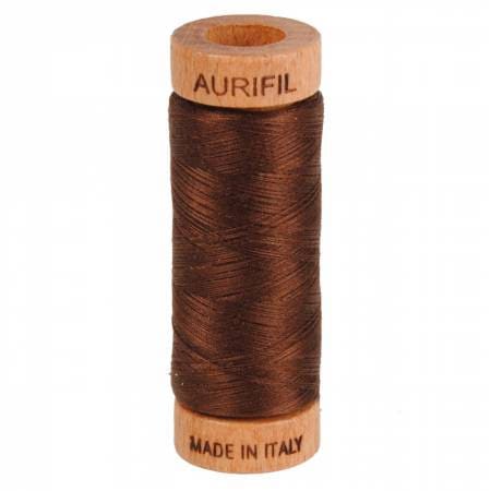 Aurifil BURNT CARAMEL Color Builder Tan Brown Chocolate 80 Weight Wt Cotton 300y 274m Mako Thread Set of 3 Spools 2930 2155 2360