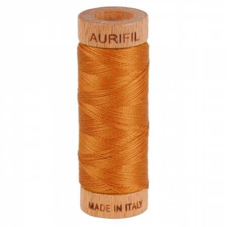 Aurifil BURNT CARAMEL Color Builder Tan Brown Chocolate 80 Weight Wt Cotton 300y 274m Mako Thread Set of 3 Spools 2930 2155 2360