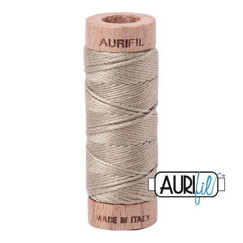 AURIFIL Floss Aurifloss 2324 Stone Tan Beige Neutral MAKO 6 Strand 18 yards Embroidery Cotton Thread Spool