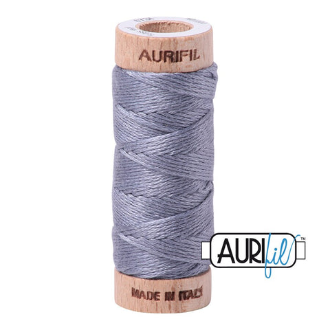 AURIFIL Floss Aurifloss 6734 Swallow Blue Grey Gray MAKO 6 Strand 18 yards Embroidery Cotton Thread Spool