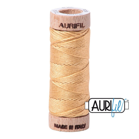 AURIFIL Floss Aurifloss 5001 Ocher Yellow MAKO 6 Strand 18 yards Embroidery Cotton Thread Spool