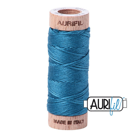 AURIFIL Floss Aurifloss 1125 Medium Teal Blue MAKO 6 Strand 18 yards Embroidery Cotton Thread Spool