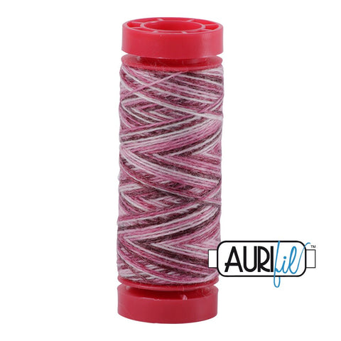 Aurifil CHERRY BLOSSOM Pink Mauve Color Builder 12 Weight Wt LANA Wool Acrylic 50m 54y Wool Applique Thread Set of 3 Spools 8006 8425 8430