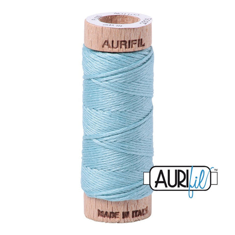 AURIFIL Floss Aurifloss 2805 Light Turquoise Blue MAKO 6 Strand 18 yards Embroidery Cotton Thread Spool