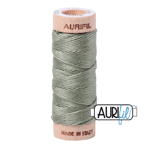 AURIFIL Floss Aurifloss 5019 Military Green Camo MAKO 6 Strand 18 yards Embroidery Cotton Thread Spool