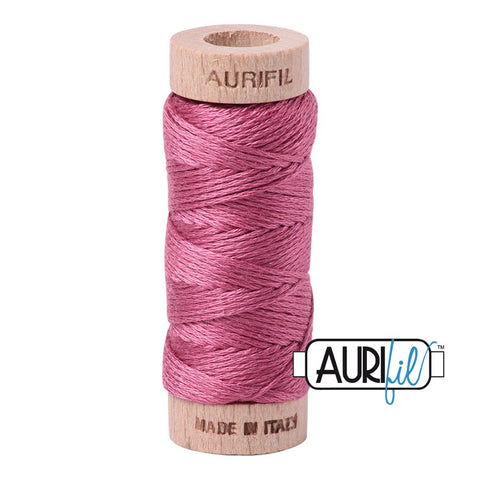 AURIFIL Floss Aurifloss 2452 Dusty Rose Pink MAKO 6 Strand 18 yards Embroidery Cotton Thread Spool