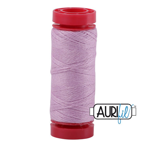 Aurifil LANA WOOL 8574 Light Lavender Purple 12 Weight Wt 50 Meters 54 Yards Spool Quilt Wool Quilting Thread