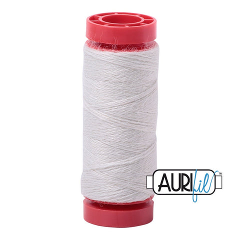 Aurifil LANA WOOL 8600 Ice Blue 12 Weight Wt 50 Meters 54 Yards Spool Quilt Wool Quilting Thread