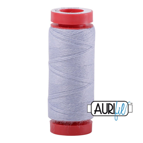 Aurifil LANA WOOL 8710 Sky Light Blue 12 Weight Wt 50 Meters 54 Yards Spool Quilt Wool Quilting Thread