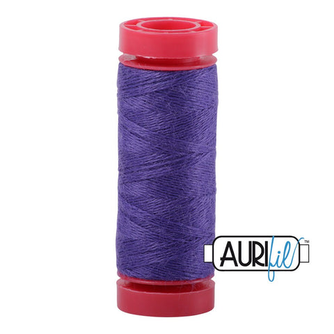 Aurifil LANA WOOL 8526 Iris Purple 12 Weight Wt 50 Meters 54 Yards Spool Quilt Wool Quilting Thread