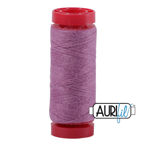 Aurifil LANA WOOL 8553 Dark Lavender Purple 12 Weight Wt 50 Meters 54 Yards Spool Quilt Wool Quilting Thread