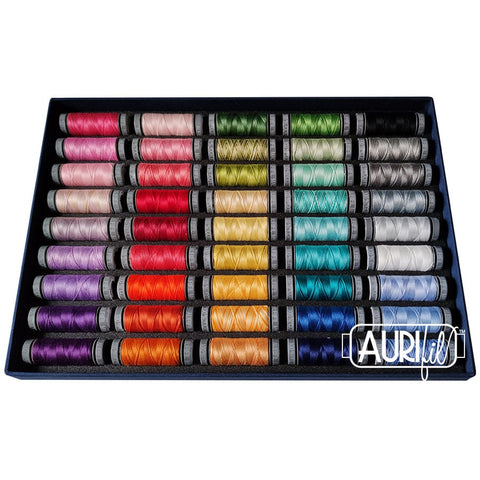 Aurifil Best Selection 2020 Collection 28 weight wt Mako Cotton Quilting Thread Set of 45 ABSC2020-28