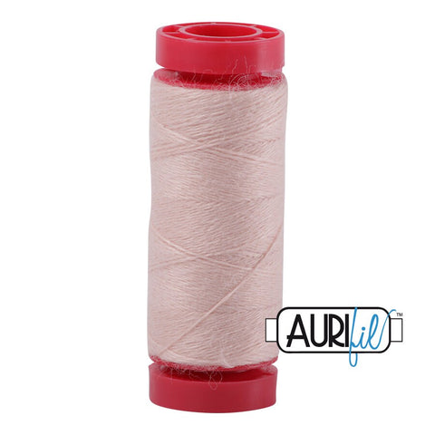 Aurifil LANA WOOL 8405 Mist Light Pink 12 Weight Wt 50 Meters 54 Yards Spool Quilt Wool Quilting Thread