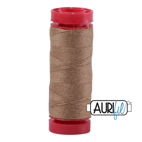 Aurifil LANA WOOL 8342 Wheat Tan 12 Weight Wt 50 Meters 54 Yards Spool Quilt Wool Quilting Thread