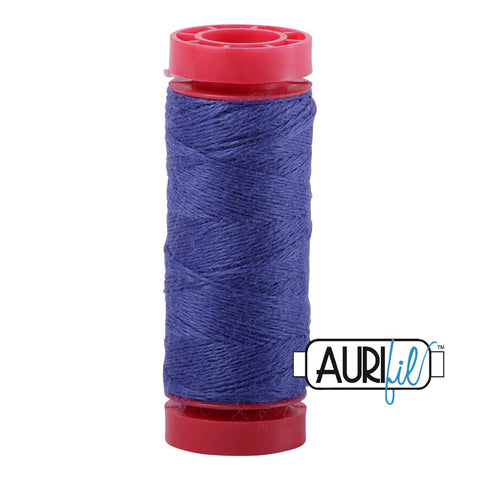 Aurifil LANA WOOL 8543 Dark Lilac 12 Weight Wt 50 Meters 54 Yards Spool Quilt Wool Quilting Thread