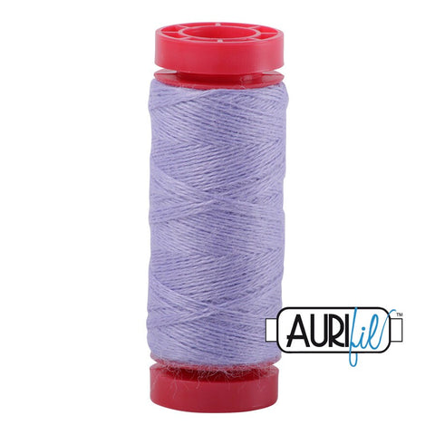 Aurifil LANA WOOL 8515 Dusty Lavender Purple 12 Weight Wt 50 Meters 54 Yards Spool Quilt Wool Quilting Thread