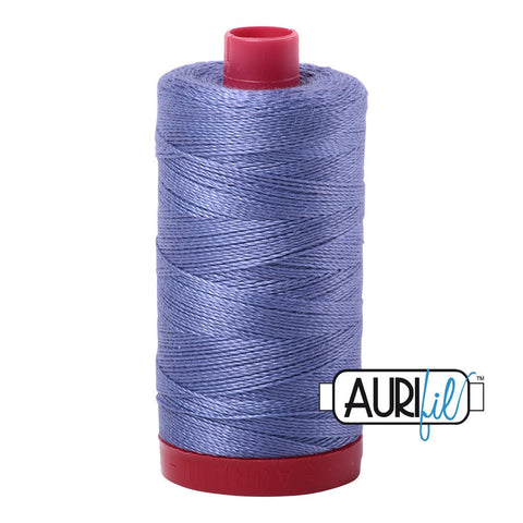 AURIFIL 2525 Dusty Blue Violet Purple MAKO 12 Weight Wt 350M 356Yd Spool Quilt Cotton Quilting Thread