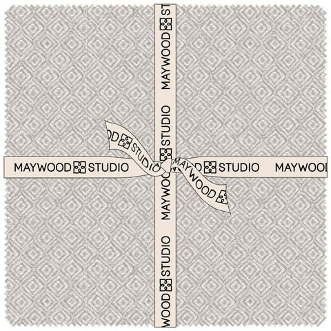 Neutrals Vol 2 Maywood Woolies Flannel Grey Gray Brown Tan Cream Black Cotton Flannel 10 inch Fabric Layer Cake LC