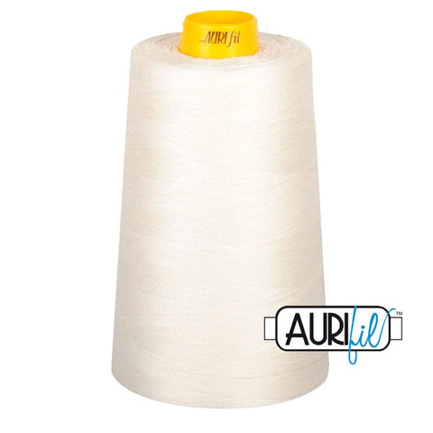 AURIFIL FORTY3 Cone 6722 Sea Biscuit Beige Mako Cotton 40 40/3 Weight Wt Triple Ply 3000 Meters 3280 Yards Quilt Cotton Quilting Thread
