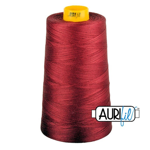 AURIFIL FORTY3 Cone 1103 Burgundy Pinot Red Mako Cotton 40 40/3 Weight Wt Triple Ply 3000 Meters 3280 Yards Quilt Cotton Quilting Thread