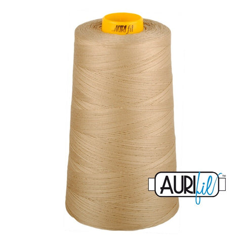 AURIFIL FORTY3 Cone 2326 Sand Beige Egyptian Mako Cotton 40 40/3 Weight Wt Triple Ply 3000 Meters 3280 Yards Quilt Cotton Quilting Thread